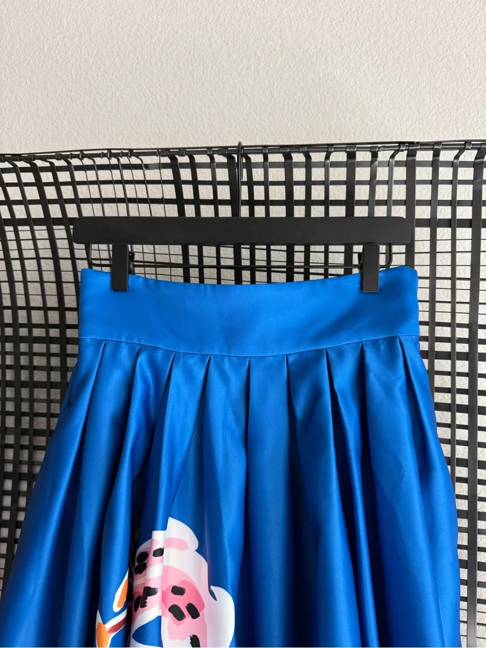 Leo Lin Valerie Maxi Skirt lily print cobalt blue - Picture 5 of 8
